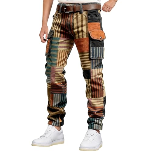 Pantalon travail taille elastique homme regular cargo stretch gris decontracte