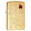 Armor High Polish Brass Abstract Logo