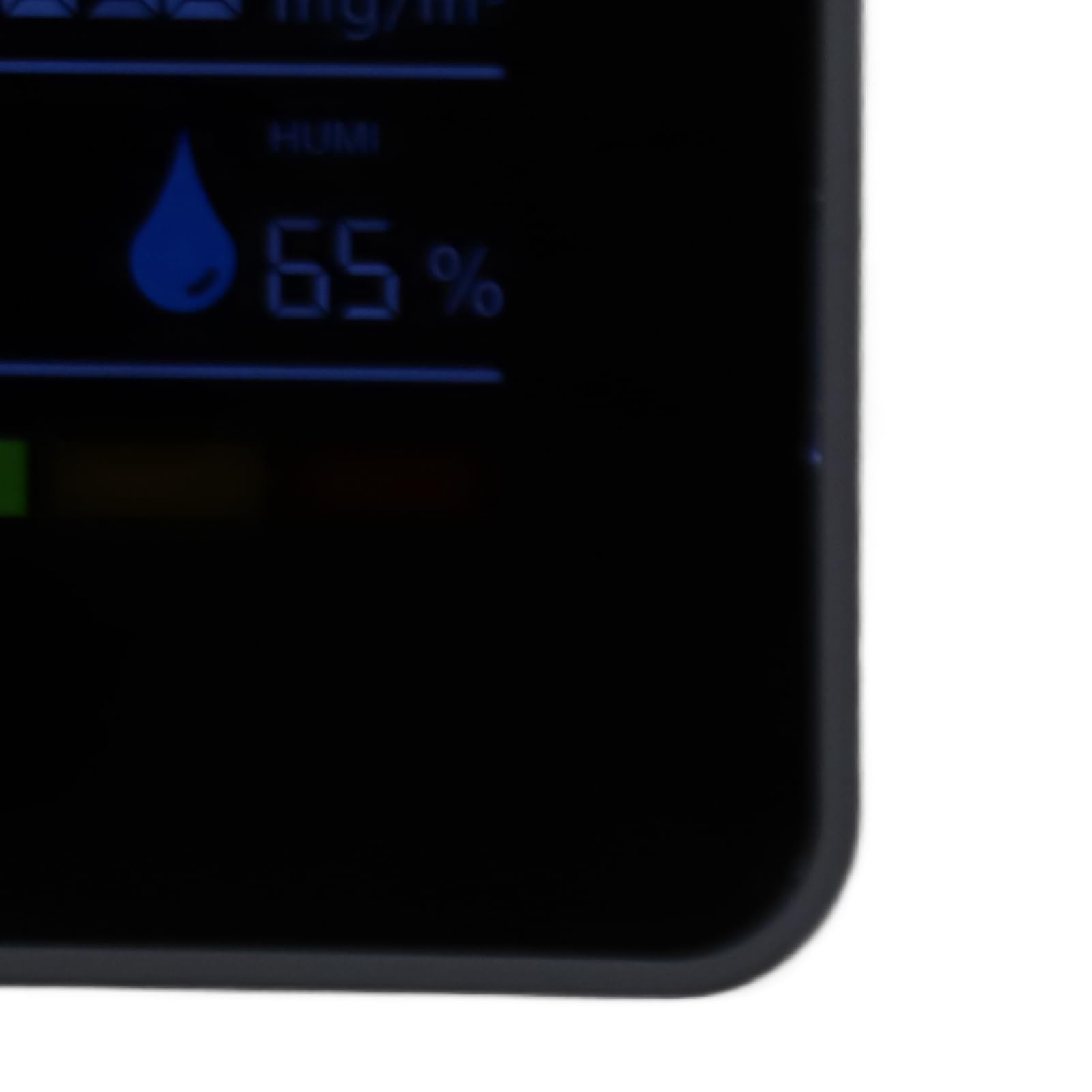 Detecteur CO2 Détecteur de Dioxyde de Carbone Capteur CO2 5 en 1 Moniteur de Qualité de l'air Intérieur à Piles, HCHO TVOC Température et Humidité pour Voyage, Maison, Voiture