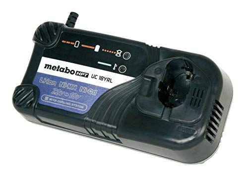 Metabo HPT Battery Charger, Universal, 7.5V To 18V Ni-Cad, Ni-MH, Lithium-Ion Batteries (UC18YRLM)
