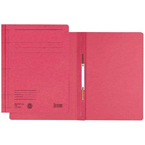 Lot de 25 Rapid farde à lamelle, carton manila, format A4,rouge