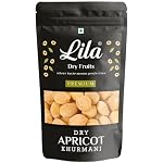 LILA DRY FRUITS Apricots 1 Kg– 100% Natural Dried Afghani Apricot | Naturally Sweet Khubani, Chewy | Dry Fruit Khurbani Ideal for Snacking, Baking, Cooking & Toppings | Perfect for Giftings