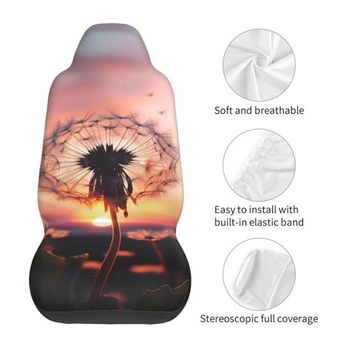 Housse de siège auto pissenlit imperméable pour rénover votre intérieur