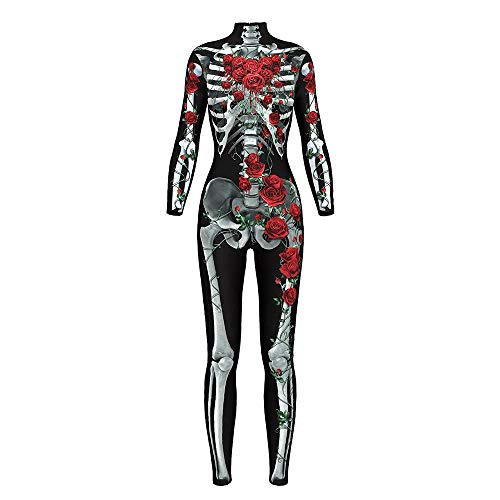 Mono rosa de calavera ropa de rendimiento que no transparenta nada 2