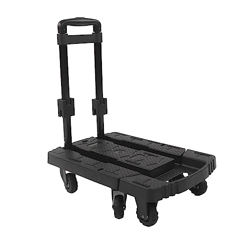 Folding Hand Truck, Heavy Duty Dolly Cart Wide Application for Luggage Handling