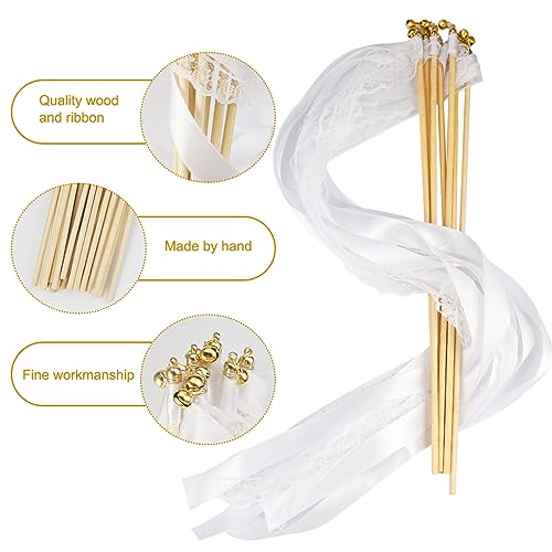 30Pcs Bacchette da Sposa Romantico, Bacchette