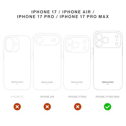 Image of Native Union Active Case - MagSafe Compatible with Built-in Magnets - Rugged Design - Recycled Materials - Ultra-Durable Drop Protection up to 10ft / 3m for iPhone 17 Pro Max (Slate Green)