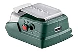 Metabo Akku Poweradapter Powermaxx PA 12 (LED-USB, mit LED-Licht, 12 V, Multifunktionsadapter, einsetzbar als Ladestation) 600298000