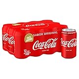 Refrescante Coca-Cola - Lata 330 ml (Pack de 12)