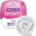 Slumberdown Cosy Nights 15 Tog King Size Duvet - Thick, Extra Warm & Snuggly King Quilt for Cold Winter Nights | UK-Made, Soft-Touch, Non-Allergenic & Washable (225 x 220cm)