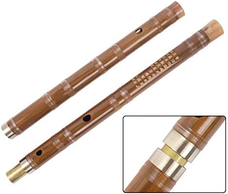 Miniatura 3 de Instrumento musical chino hecho a mano tradicional Flauta de bambú vintage Dizi (tecla G)