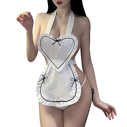 Roupas para mulheres, lingerie, dramatização, roupa íntima sexy, lingerie meias para mulheres, Branc