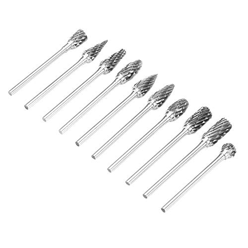 Set 10 Piezas Fresas Rotativas Carburo de Tungsteno miniatura 6