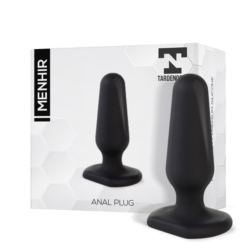 MENHIR PLUG ANAL SILICONA NEGRO