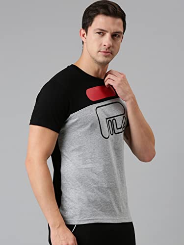 Image of FILA Men's Solid Straight T-Shirt