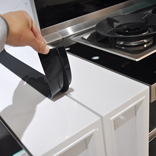 Silicone Kitchen Stove Counter Gap Cover, 25” Long - Wide Gap Filler, Seals