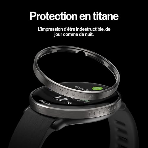 Montre connectée Polar Ignite 3 Titan Bracelet en Cuir - vue 5