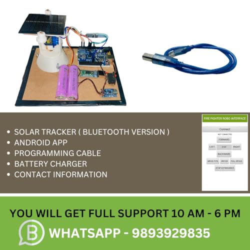 Image of Solar Tracker Single Axis Engineering Project ( Android Controlled +Automatic ) With Project Report
