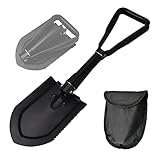 AQTZGOS Klappspaten Multifunktionen Klappschaufel Schneeschaufel mit Hacke, mit Tragetasche und Auto Schneeschaufel, Klappspaten Schaufel Anzug für Outdoor-Camping, Jagen, Expedition, Garten