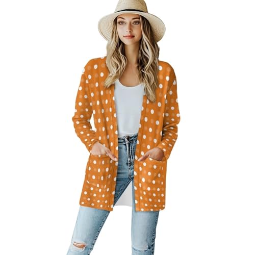 Image of Cardigan for Women Long Sweater Open Front Sweaters Fashion Lightweight Cardigans with Pockets