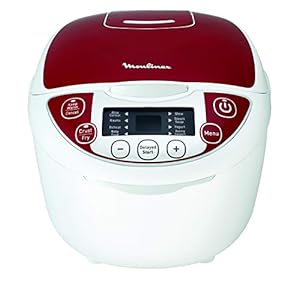 Moulinex MK705111 Multikocher, 12-in-1, Rot, 5 l