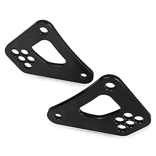 QJY-Motor Part-Store Verstellbarer Unterlenker, Unterlenker für die Tieferlegung Hinten Für Suzuki GSXR GSX-R 600 750 1000 2009-2020 Schwarz
