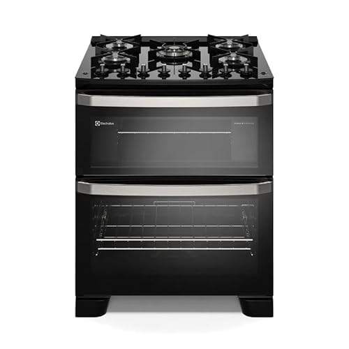 Fogão Electrolux 5 Bocas Experience com PerfectCook360 Preto FE5D...