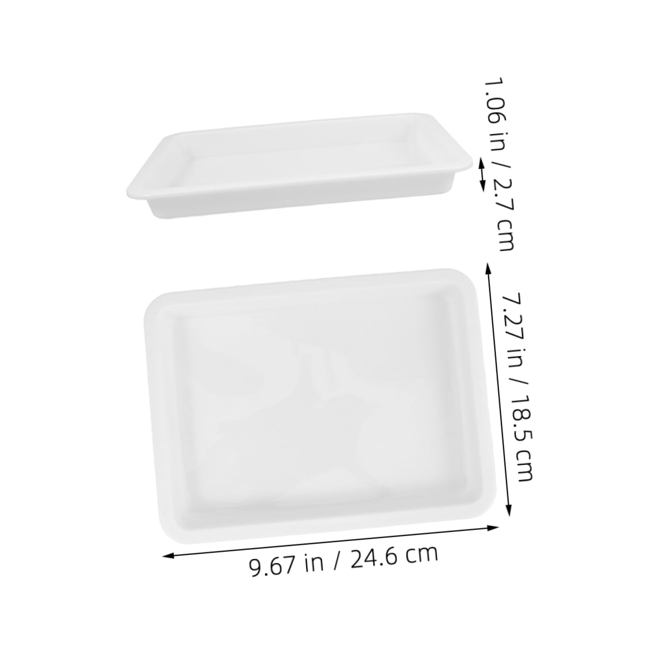 Alipis Lab Handling Tray Set 4 Pack Handling Tray Leak for Scientific Experiments