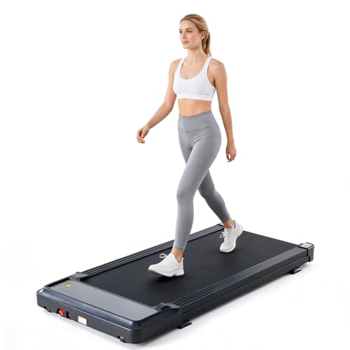 Sweetcrispy Compact Armless Treadmill for Small Spaces,...
