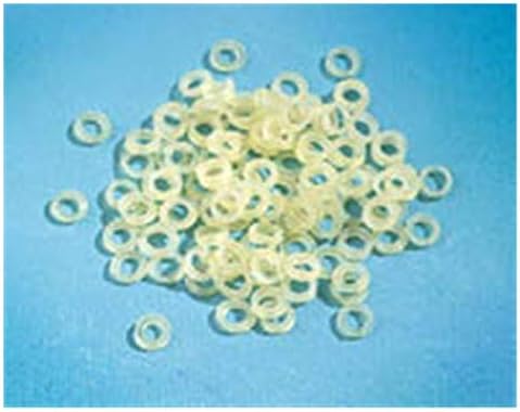 Intra-Oral Class II Orthodontics Latex Elastic Clear Bands Class 100 elastic per bag (4.5 oz, Size 3/16)