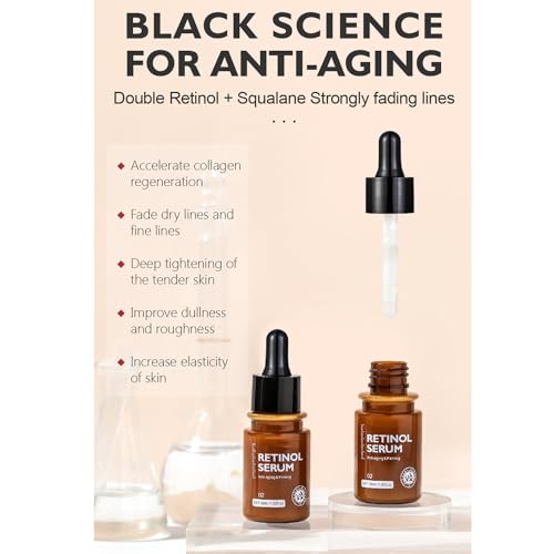 Peehss Retinol Anti Aging Face Cream & Essence, 1 Set - Unisex, All Skin Types