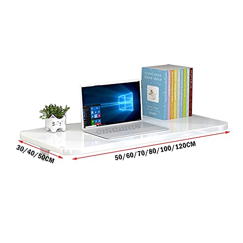 Bureau mural pliable flottant pour ordinateur portable 120x40 - 8