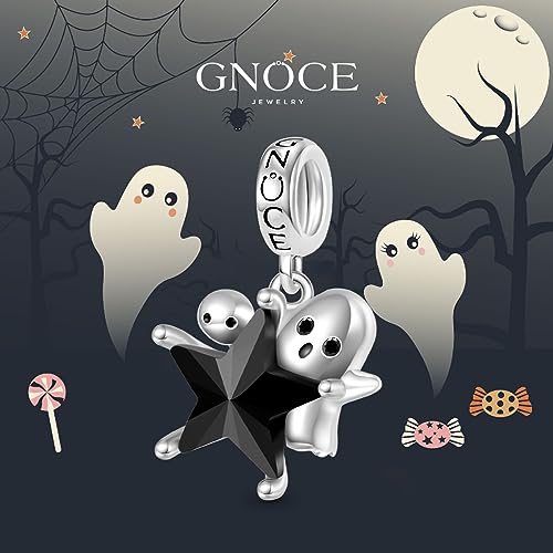 Image of GNOCE Halloween Charm Bracelet Fit Pandora Beads for Women Gift