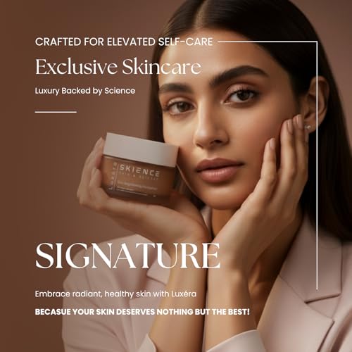Image of Luxera Skin Brightening Moisturizer for Face | Day & Night Cream for Glow & Even Skin Tone | Hydrating, Lightweight, Non-Sticky | Paraben-Free Face Cream for Women & Men - 45g