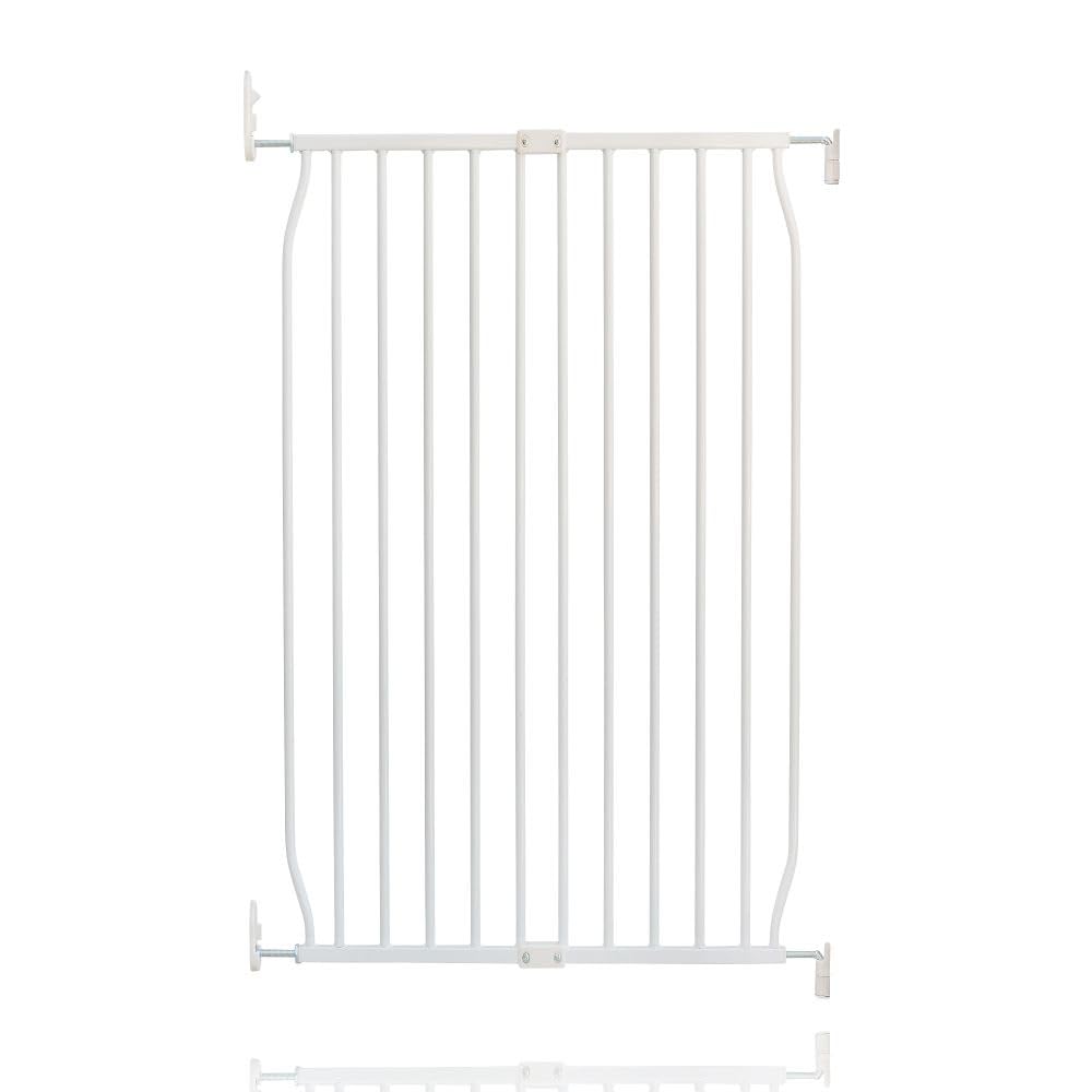 (70Cm - 80Cm, ) Extra Tall Eco Screw Fit Baby Gate White Safetots