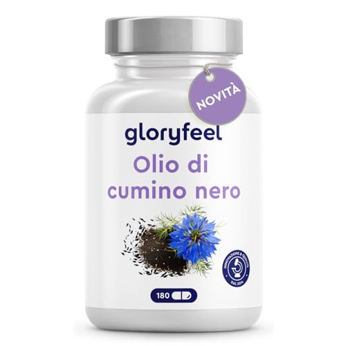 Olio di Cumino Nero 1000mg, 180 Capsule