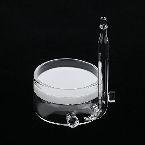 Image of CO2 Diffuser Glass Reactor with U Shape Connecting Tube for Pollen Aquarium Plants Tank(CO2 Diffuser-Large Flat-Bottomed)