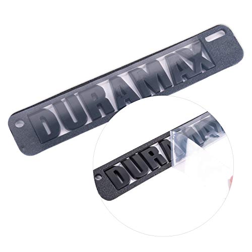 Emblemas DURAMAX negro mate para Silverado 2019-2021, pack de 2 unidades 3