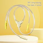 PumpMom-us Replacement Tubing for Medela New Pump in Style Maxflow Breast Pump, Compatible with Medela Spare Breastpump Parts Tubes