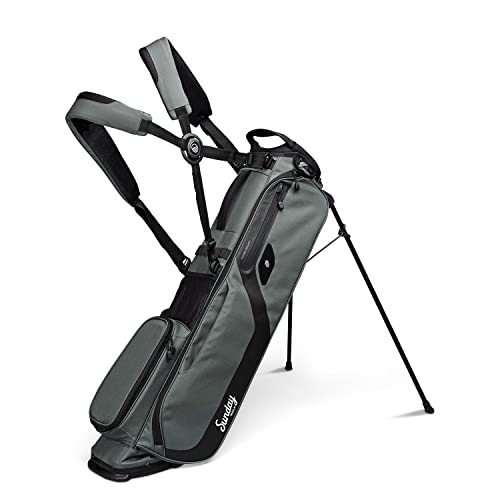 El Camino Golf Bag by Sunday Golf - Lightweight Stand Bag with Double Strap â€“ Easy to Carry â€“ Fits a Full Set of Clubs. Perfect for Walkers, Minimalist Golfers, and Golf Carts (Midnight Green)