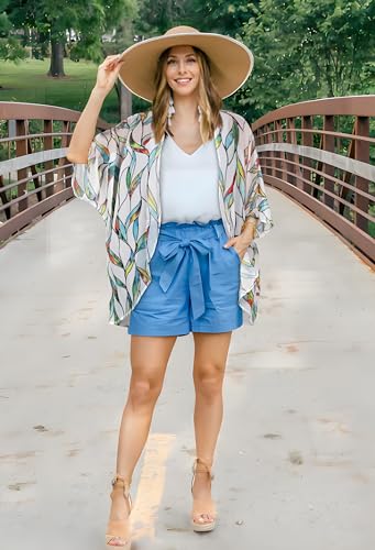 Image of Swimsuit Coverups for Women Sarong Beach Bikini Wrap Sheer Short Skirt Chiffon Scarf for Swimwear