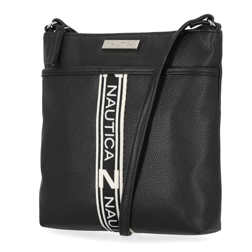 Image of Nautica Lakeside Signature Jaquard North South Crossbody Bag