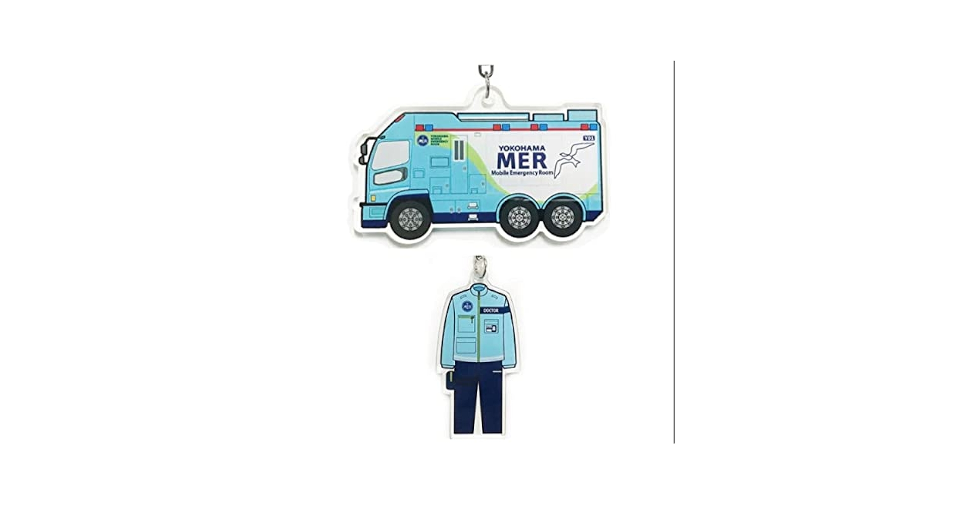 TOKYO MER　走る緊急救命室⭐️アクリルキーホルダー　5点セット① TOKYO MER 走る緊急救命室⭐️アクリルキーホルダー 5点セット①