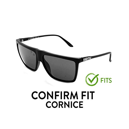 Apex Lenses Polarized Replacement Lenses for Smith Cornice Sunglasses (Black)