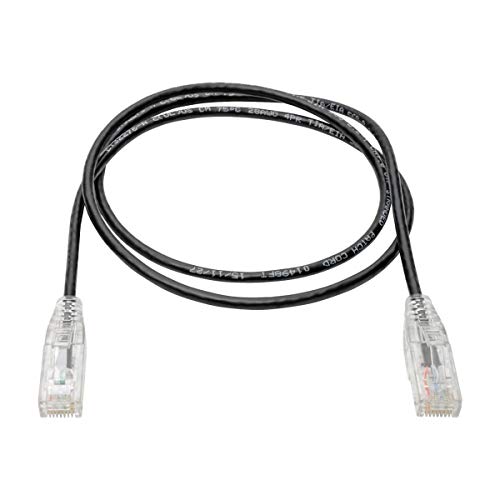 Cable Patch Cat6 UTP RJ45 0.61 m Negro Tripp Lite miniatura 2