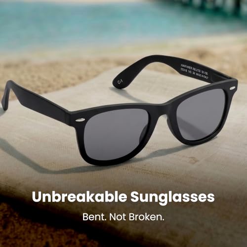 Image of UV Protected Sunglasses Goggles Eyewear Frame TR-90 For Men And Women (Unisex) Unbreakable Stylish Square