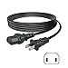PKPOWER UL Listed 6.6ft 2-Prong AC Power Cord Replacement for Earthquake Minime P-8 P-10 P-12 & P-2515 subwoofers