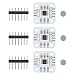 UMLIFE 3pcs AS5600 Magnetic Encoder High Precision Sensor Module, 12bit, I2C, PWM, Voltage Output, Non-Contact, 23x23mm