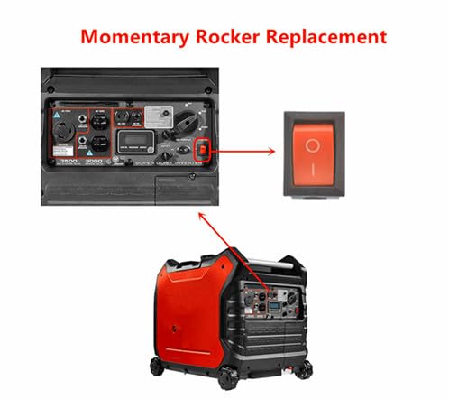 Generator Start Off Rocker Switch Fit for Predator 3500-Watt Super Quiet Inverter Generator Fit for Generac 3500W IQ3500 Inverter Generator 56720 63584 59137 (2 Pack)