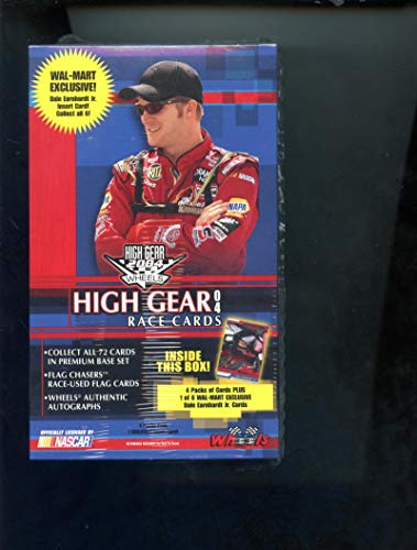 2004 High Gear Wheels 04 Race Racing Car NASCAR Card Set Wax Pack